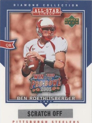 2004 Upper Deck Diamond Collection All-Star Lineup Ben Roethlisberger #AS3