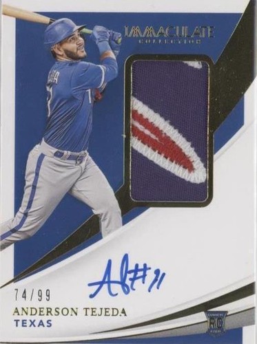2021 Panini Immaculate Collection - Anderson Tejeda #167