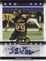 2012 Leaf U.S. Army All-American Bowl Jordan Diggs #BA-JD1