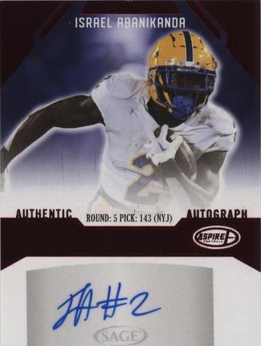 2023 Sage Aspire Israel Abanikanda #ASP-IA