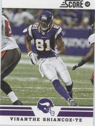 2012 Score Visanthe Shiancoe #141
