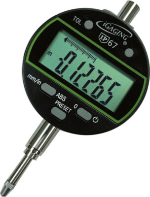 IP67 High Resolution Digital Indicators .5''/12mm