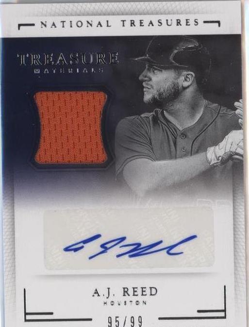2016 Panini National Treasures - A.J. Reed #TSM-AJ