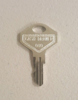 M S Cash Drawer Key 010 Ms Cash Drawer Replacement Key 010 M S Cash Drawer Key 010