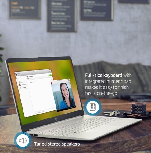 NEW HP 15 Laptop. 15.6" 1080p, i5-1135G7, 8GB RAM, 256GB SSD,Win 11 -15-dy2795wm