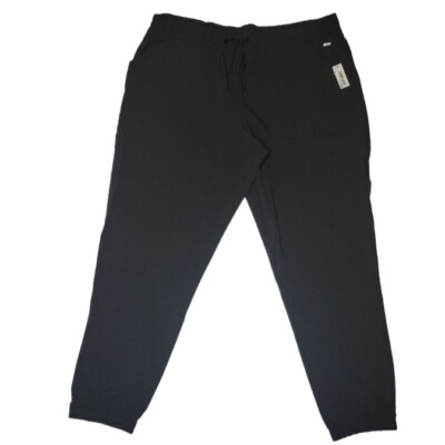 Amazon Essentials Men's Solid Black Athletic Jogger Sweatpants  Size XL New