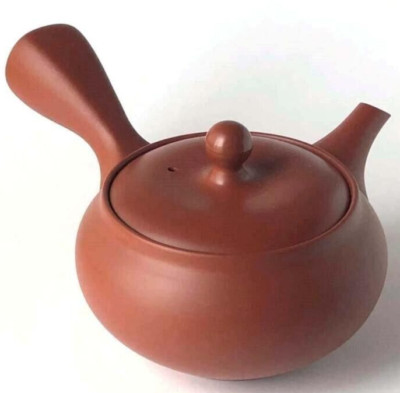 Tokoname Ware Kyusu Japanese Teapot Ceramesh  JAPAN Red clay mud color 250ml