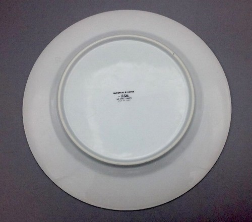 IMPERIAL CHINA (745) WILD FLOWER BY W. DALTON. 10 1/4” DINNER PLATE