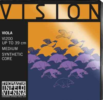 Thomastik Vision 4/4 Viola Set, Medium Gauge, Authorized Dealer