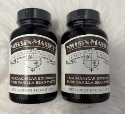 2 Nielsen-Massey Madagascar Bourbon Pure Vanilla Bean Paste 8/2026 Sealed New