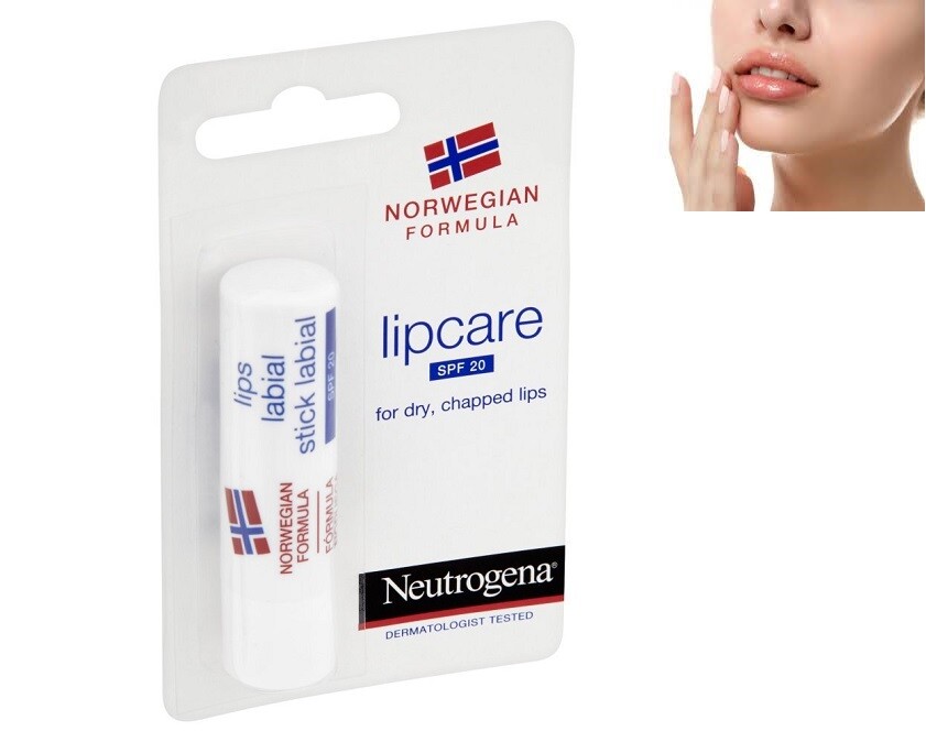 Neutrogena Norwegian Formula Lip Care SPF 20, 4.8 g - Choose Pack Size