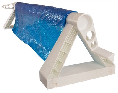 GLI Cyclone In-Ground Swimming Pool Solar Blanket Cover Reel Up To 20' Wide Pool
