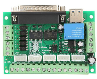 CNC Breakout board 5 Axis Mach3 for CNC KIT ROUTER MILL PLASMA Laser