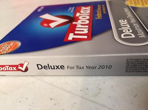 Intuit Turbo Tax DELUXE 2010 Federal & E-File Software