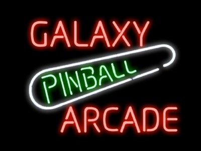 20''x16'' Pinball Galaxy Arcade Neon Sign Light Lamp Visual Collection Beer L2587