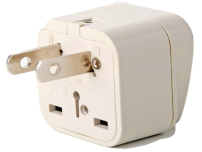 Universal To American Plug Adapter Type A From EU UK To U.S USA Style White