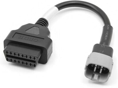 Fit for Suzuki Motorcycle 6 Pin Cable to 16 Pin OBD2 Diagnostic Scanner Adapter