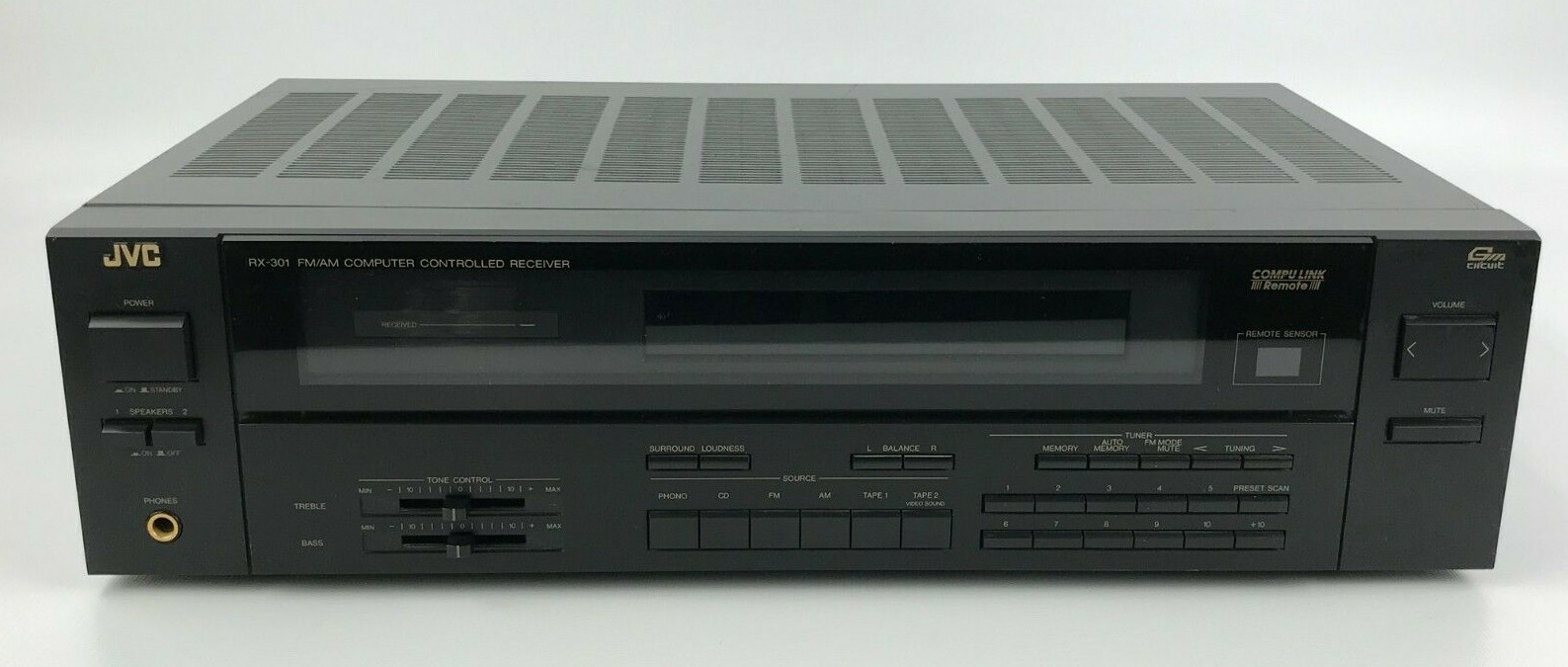 JVC RX-301BK Stereo Receiver