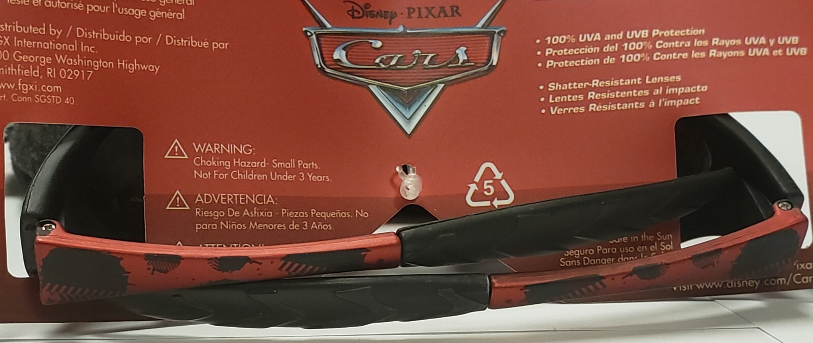 Boys Kids DISNEY PIXAR CARS Sunglasses Lightning McQueen