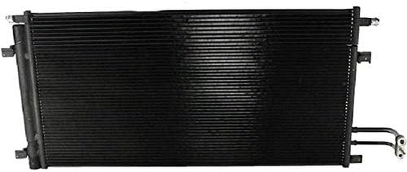 A/C Condenser with Trans Cooler for 2015-2019 Chevy Tahoe 5.3L 6.2L V8 Automatic