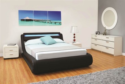 Platform Storage Bed in Black [ID 3754441]