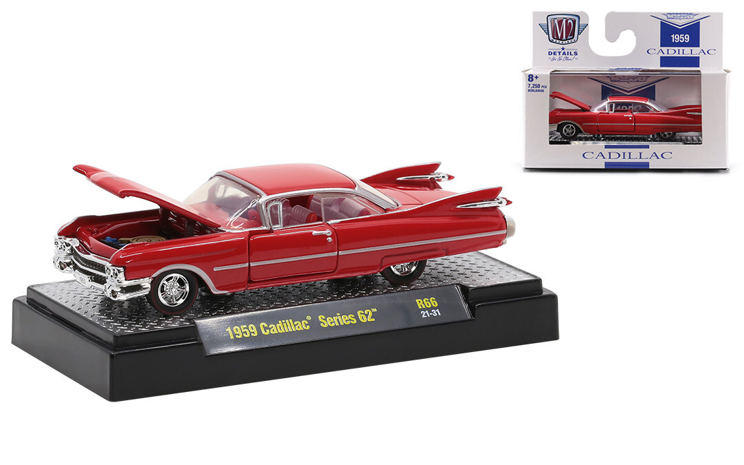 M2machines 1959cadillac 1/64 2台セット Amazon.com: M2 Machines 1959 Cadillac Series 62, White 9,000