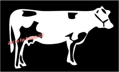 Cow Vinyl Decal milk farm country truck sticker window outside dairy