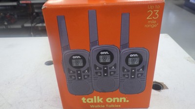 ONN. 23 MILE WALKIE TALKIE 3 PACK (TDY021826)