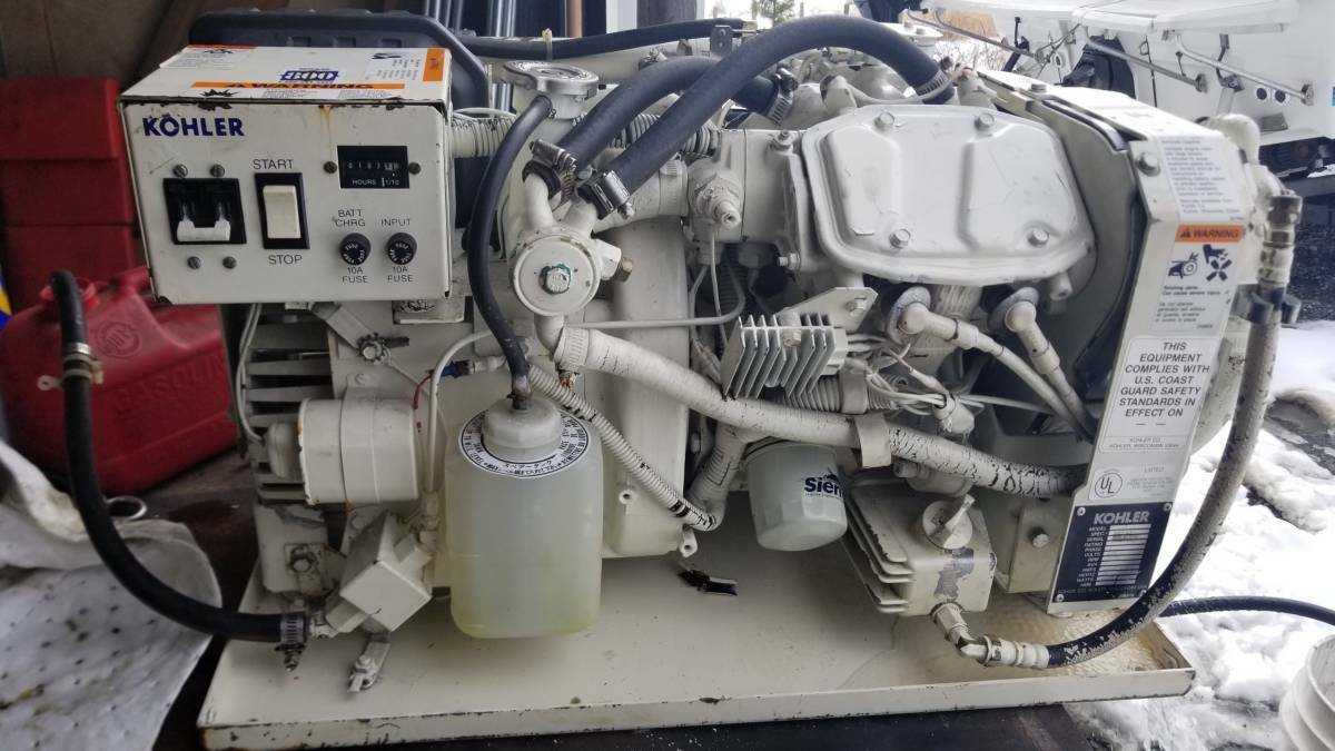 Kohler 4CZ  4 KW Marine Gas Generator 60 Hz