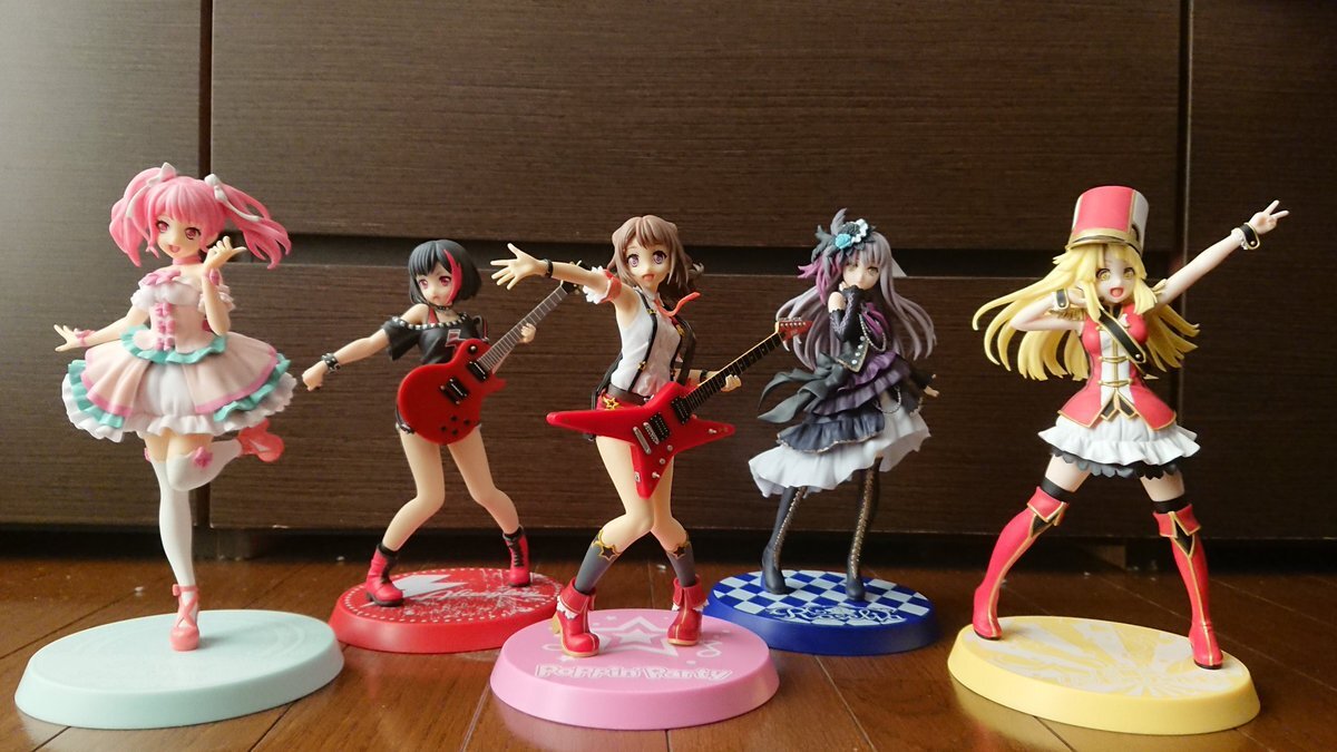 バンドリ　フィギュア　5体セット Bandori BanG Dream Girls Band Party Figure Set of 5 Sega No
