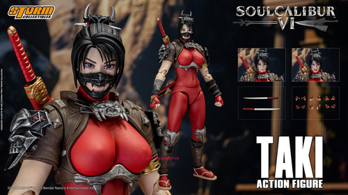 Storm Collectibles SOULCALIBUR TAKI 多喜 Storm Toys TAKI SOULCALIBUR VI 1/12 Female Action Figure