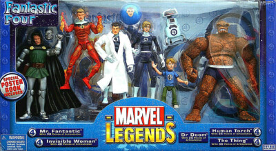 Marvel Legends Fantastic Four フィギュアセット marvel legends FANTASTIC FOUR SET (Toybiz) Action Figures | eBay