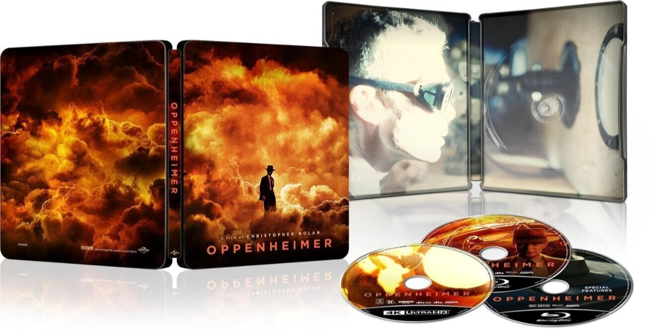 Oppenheimer - Steelbook (4K UHD + Blu-ray, Region Free, EU Import) *NEW&SEALED* | eBay Oppenheimer - Steelbook (4K UHD + Blu-ray, Region Free, EU Import) *NEW&SEALED* | eBay