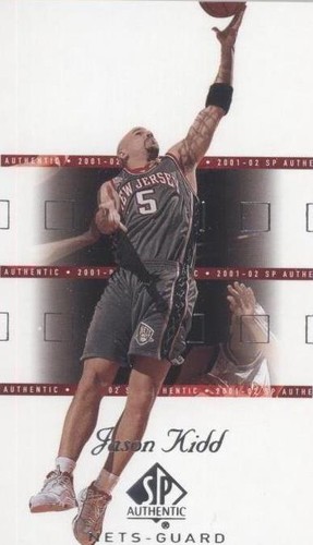 2001-02 SP Authentic - Jason Kidd #55