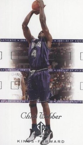 2001-02 SP Authentic - Chris Webber #73