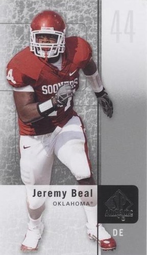 2011 SP Authentic Jeremy Beal #50