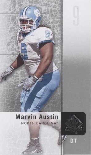 2011 SP Authentic Marvin Austin #78
