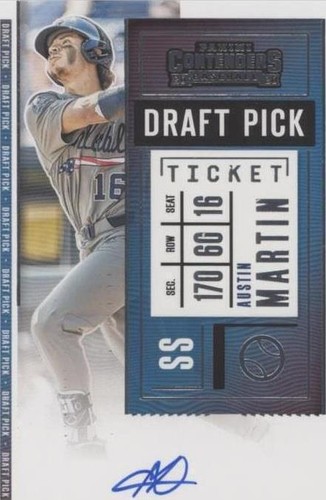 2020 Panini Contenders - Austin Martin #DPT-AM
