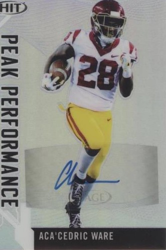 2019 Sage Hit Premier Draft Aca'cedric Ware #PKA-ACW