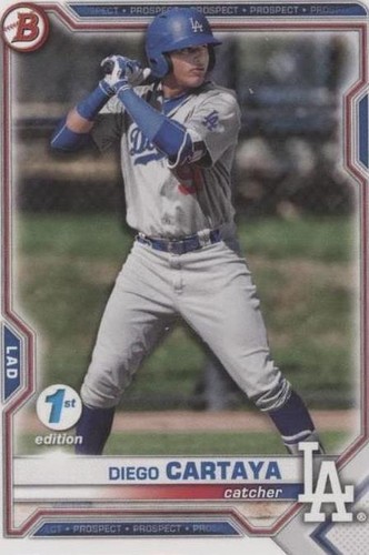 2021 Bowman Draft 1st Edition - Diego Cartaya #BD-155