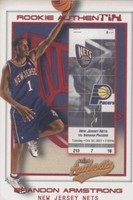 2001-02 Fleer Authentix - Brandon Armstrong #119