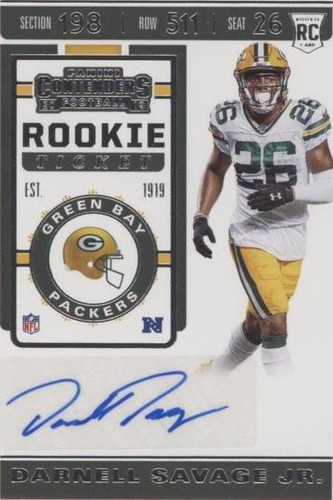 2019 Panini Contenders Darnell Savage Jr. #171