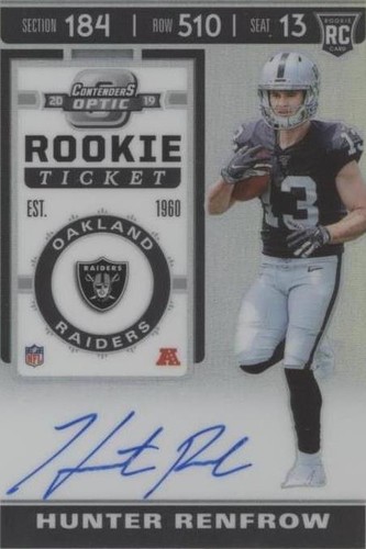 2019 Panini Contenders Optic Hunter Renfrow #120