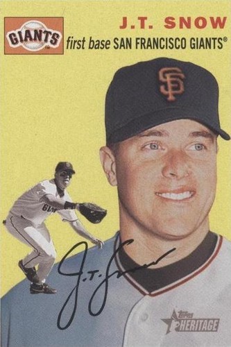 2003 Topps Heritage - J.T. Snow #403