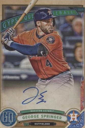2019 Topps Gypsy Queen - George Springer #GQA-GS