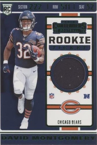 2019 Panini Contenders David Montgomery #RTS-23