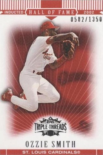 2007 Topps Triple Threads - Ozzie Smith #96