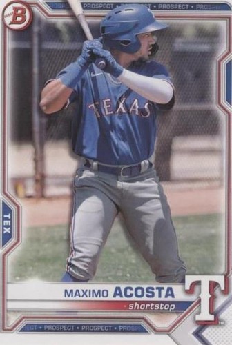 2021 Bowman Draft - Maximo Acosta #BD-139