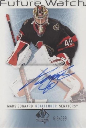 2022-23 SP Authentic - Mads Sogaard #RFWA-MS