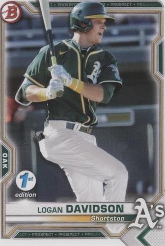 2021 Bowman 1st Edition - Logan Davidson #BFE-115